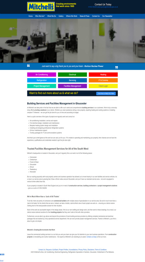 Building Services & Contractors, Project Managment screenshot 1